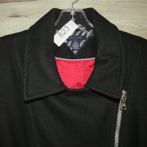 Tommy Hilfiger* Women's‎ Fully Lined Wool Blend Zipper/Button Closure Coat~ XL - Picture 3 of 16